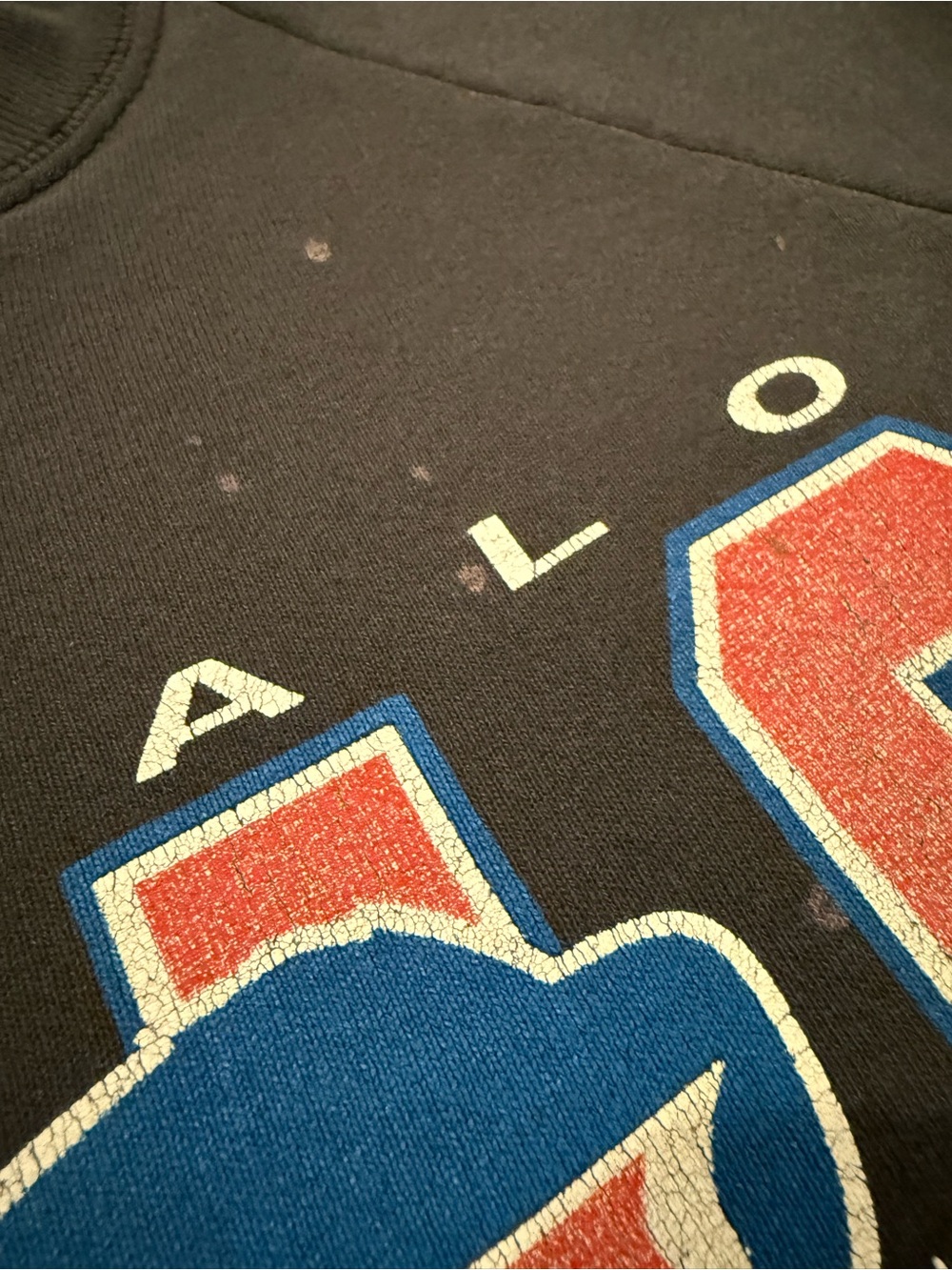 Vintage Buffalo Bills 1991 NFL Crewneck Made in USA Grunge Sweatshirt Lg - Picture 5 of 13